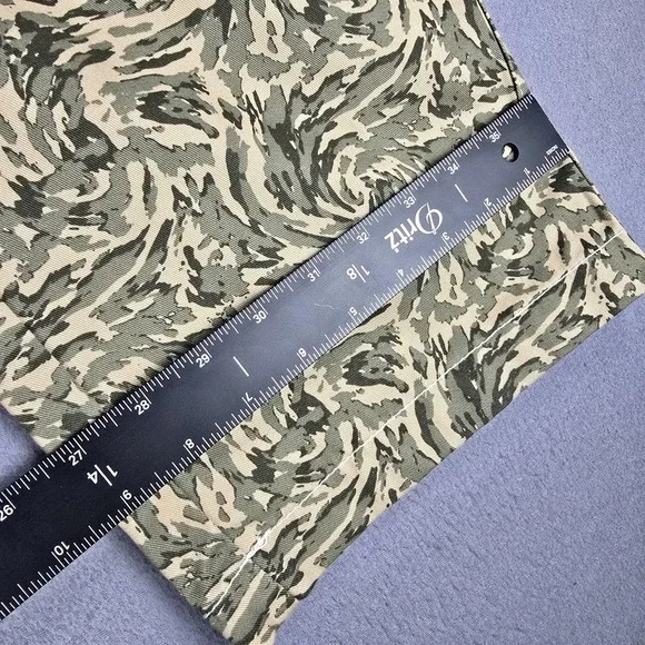 True Religion Cargo Pants Mens 38x32 Green Abstract Camo Straight Leg Utility - Picture 8 of 12